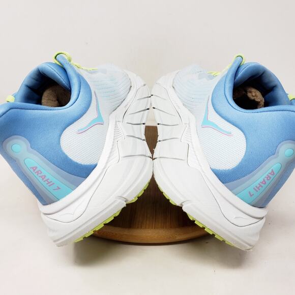 Hoka One One Arahi 7 Shoes Womens 8.5 B Blue Comfort Training Walking Running - Picture 10 of 14